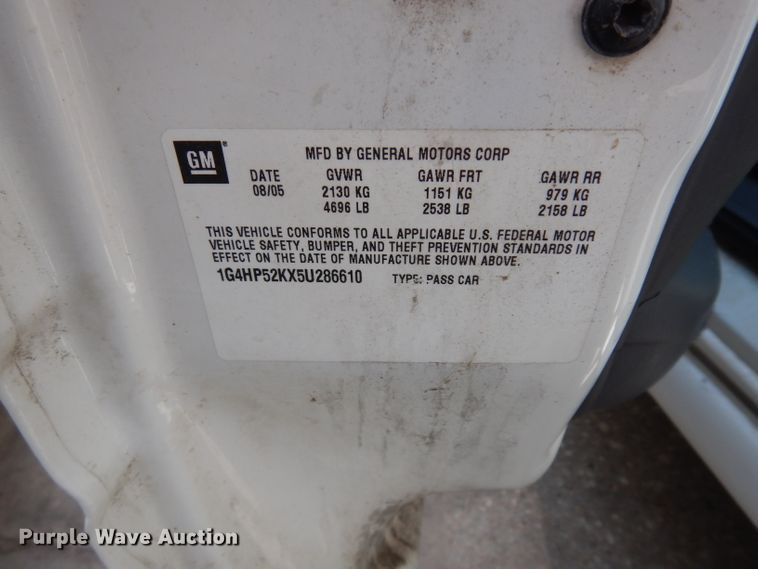 image for item DF4123 2005 Buick LeSabre Custom