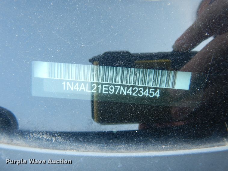 image for item DF4147 2007 Nissan Altima SL