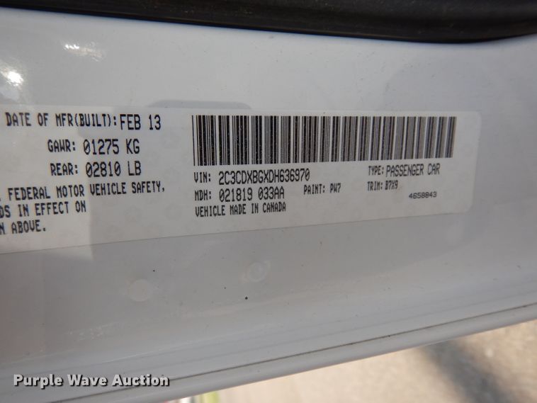 image for item DF4148 2013 Dodge Charger