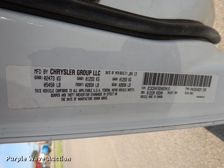 image for item DF4149 2013 Dodge Charger Police