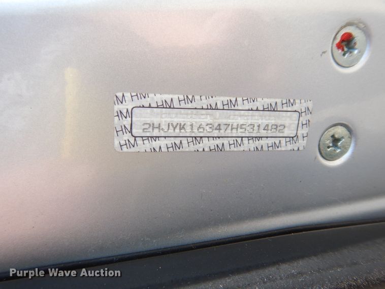 image for item DJ4252 2007 Honda Ridgeline  Crew Cab pickup truck