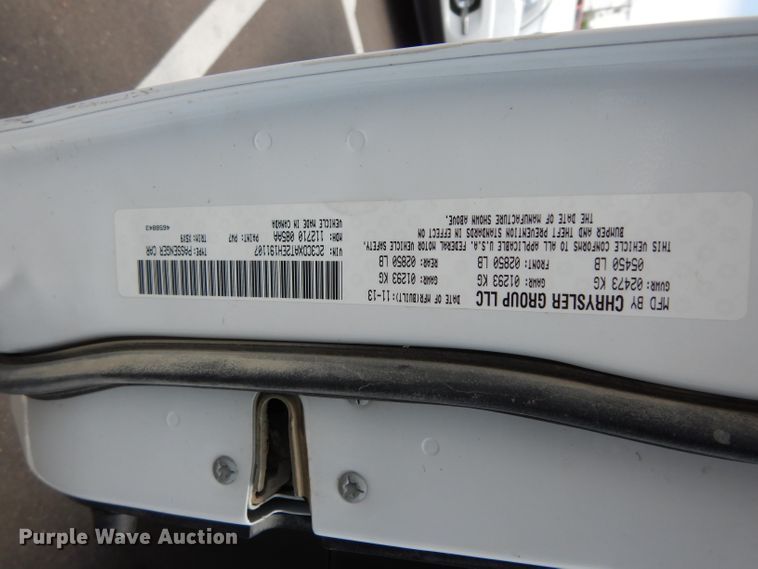 image for item DJ4253 2014 Dodge Charger Police