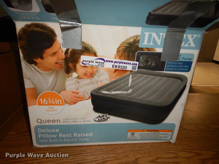 image for item EK9320 Intex Queen Deluxe pillow rest raised air mattress