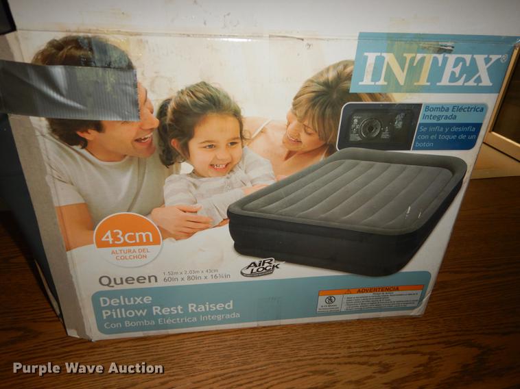 image for item EK9320 Intex Queen Deluxe pillow rest raised air mattress