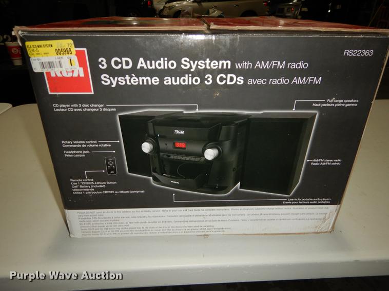 image for item EK9331 RCA audio system