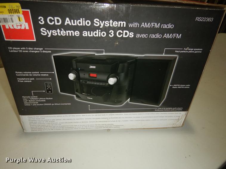 image for item EK9331 RCA audio system