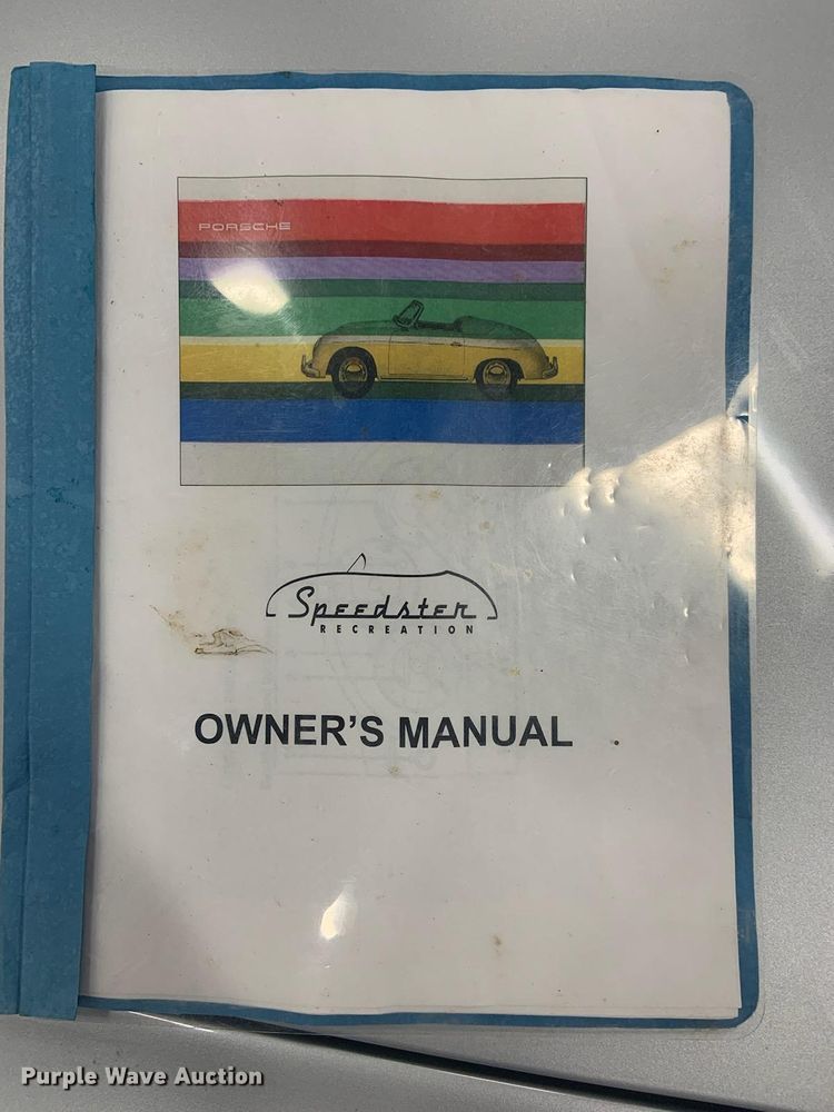 image for item DD2540 1971 Volkswagen 57  Porsche replica kit car