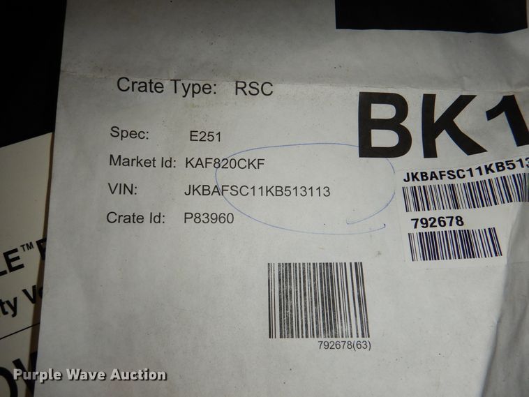 image for item DD2541 2019 Kawasaki Mule Pro FXT  utility vehicle