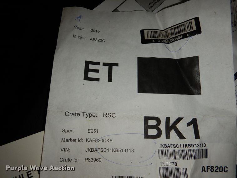 image for item DD2541 2019 Kawasaki Mule Pro FXT  utility vehicle