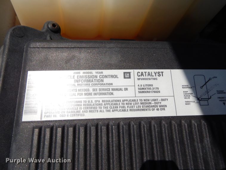 image for item DE5803 2005 Chevrolet Silverado 1500  Ext. Cab pickup truck