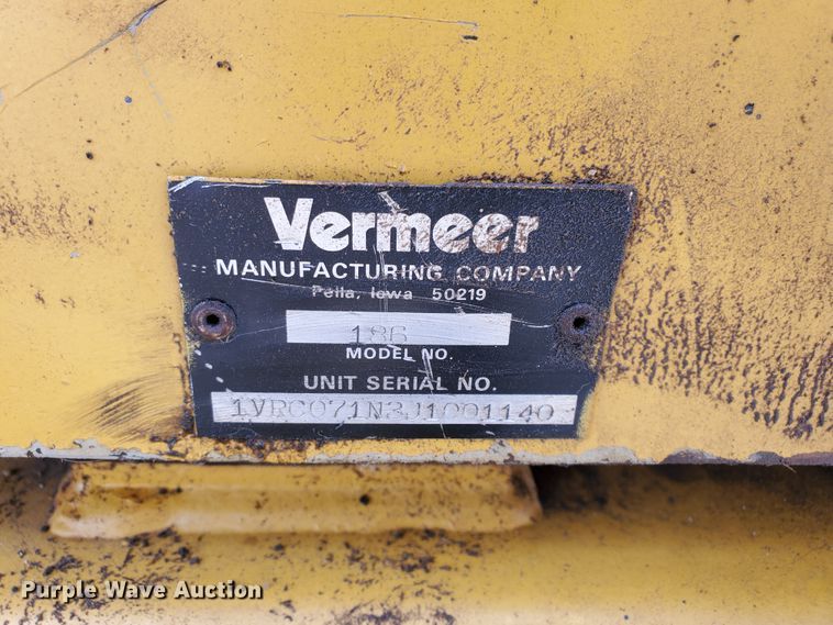 image for item DF8982 1988 Vermeer 186 stump grinder