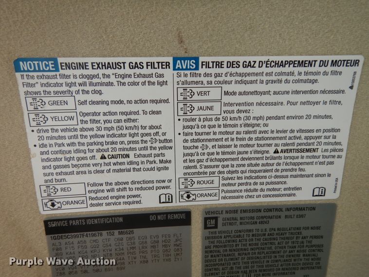 image for item DG6793 2007 GMC C5500  bucket truck