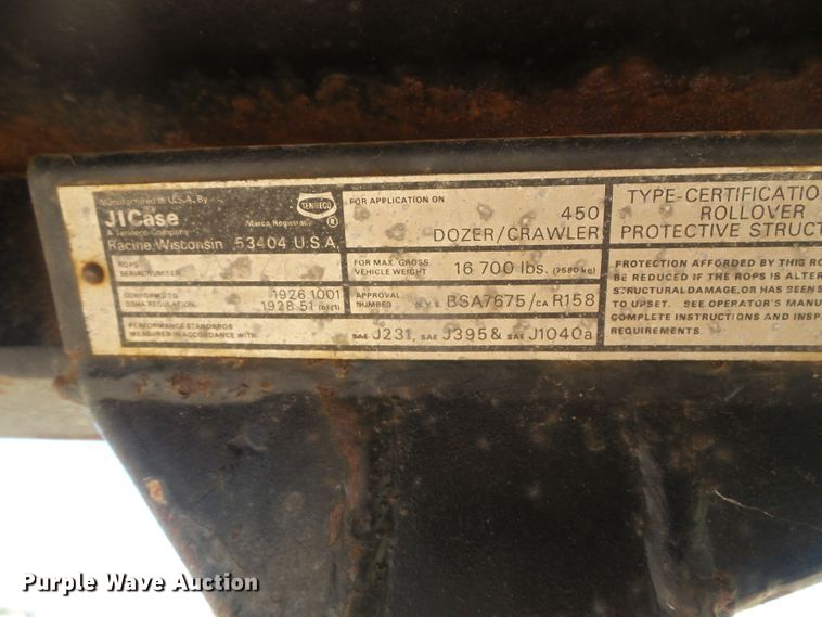 image for item DH4955 1977 Case 450  dozer