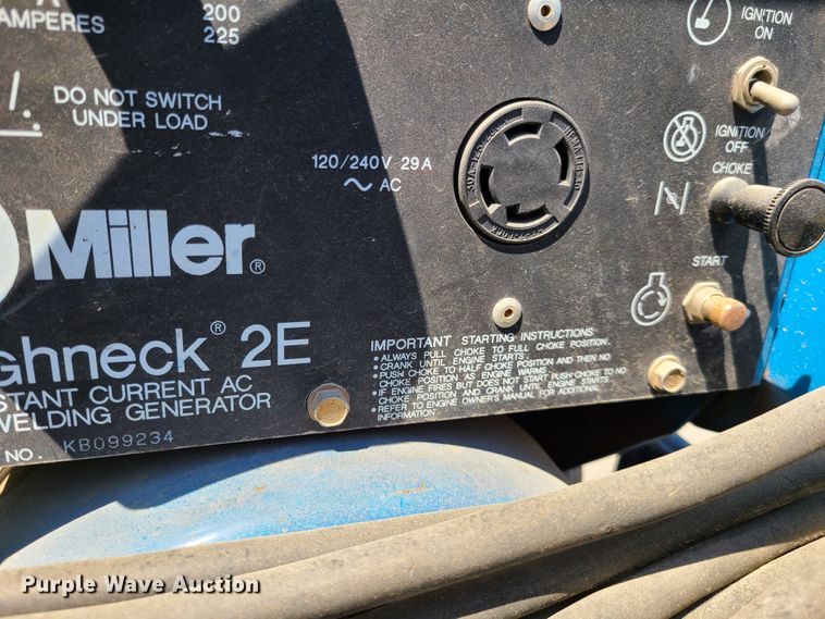 image for item DH5829 Miller Roughneck 2E welder/generator