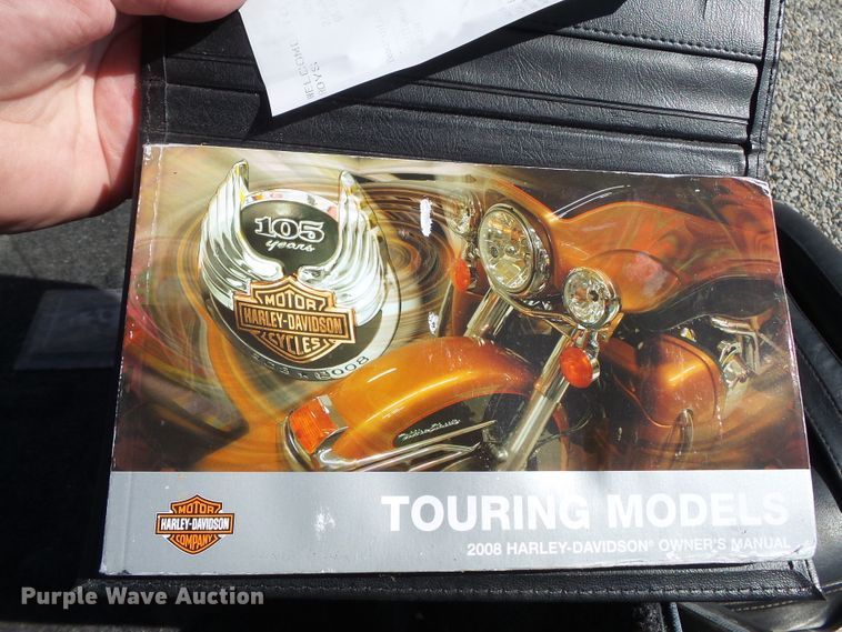 image for item DH7898 2008 Harley Davidson FLHTCU Ultra Classic motorcycle