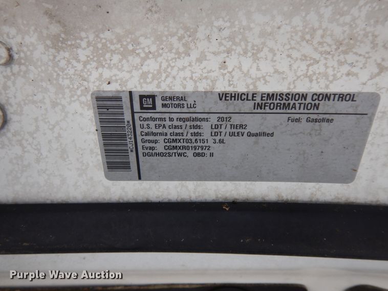 image for item FP9752 2012 Buick Enclave  SUV