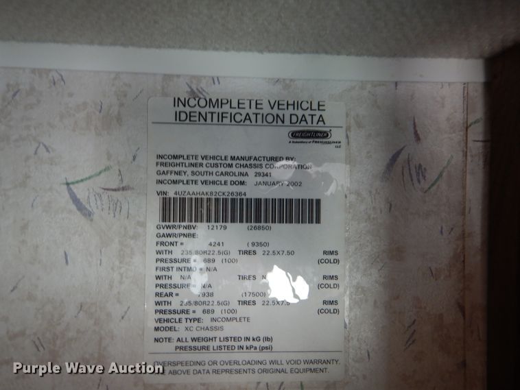 image for item GF9233 2002 Georgie Boy Cruise Air XL  rv