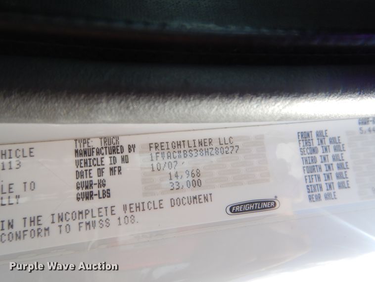 image for item GF9240 2008 Freightliner Business Class M2  flatbed truck