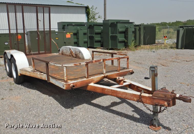 image for item GN9912 Shop built utility trailer