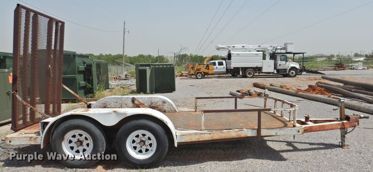 image for item GN9912 Shop built utility trailer