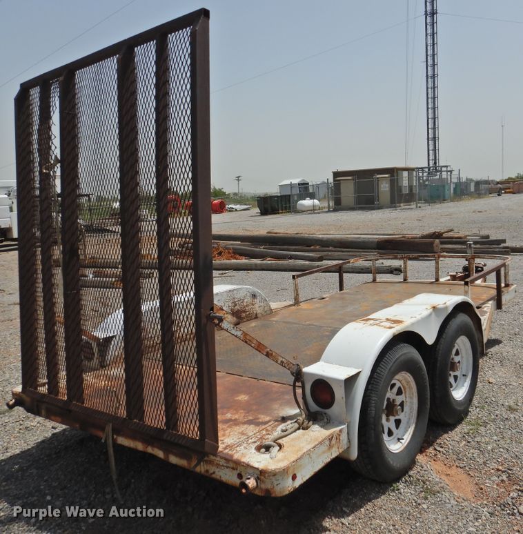 image for item GN9912 Shop built utility trailer