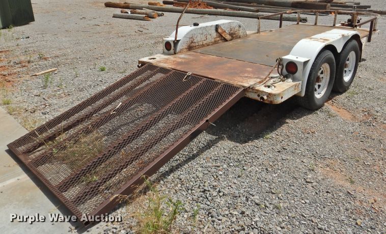 image for item GN9912 Shop built utility trailer