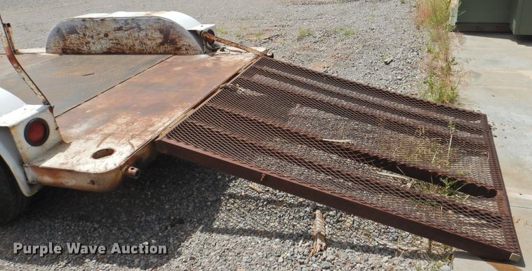 image for item GN9912 Shop built utility trailer