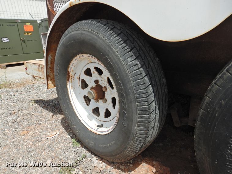 image for item GN9912 Shop built utility trailer