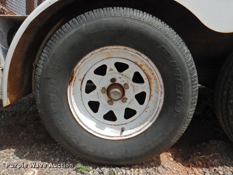 image for item GN9912 Shop built utility trailer