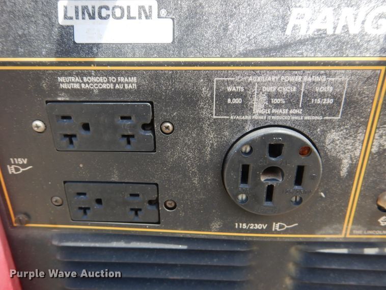 image for item GO9193 Lincoln Ranger 8 arc welder