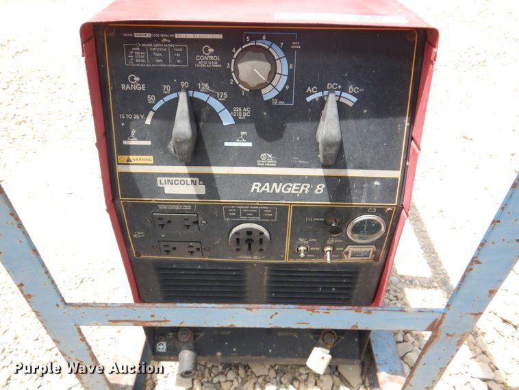 image for item GO9194 Lincoln Ranger 8 arc welder