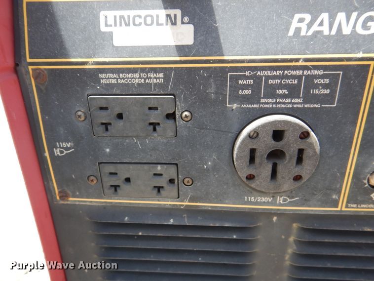 image for item GO9194 Lincoln Ranger 8 arc welder