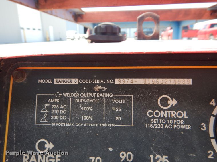 image for item GO9194 Lincoln Ranger 8 arc welder