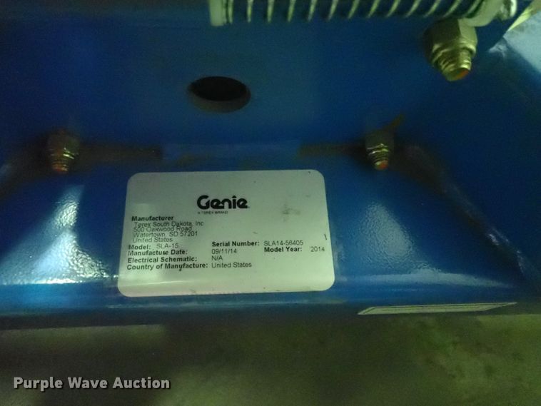 image for item GX9527 Genie SLA-15 material lift