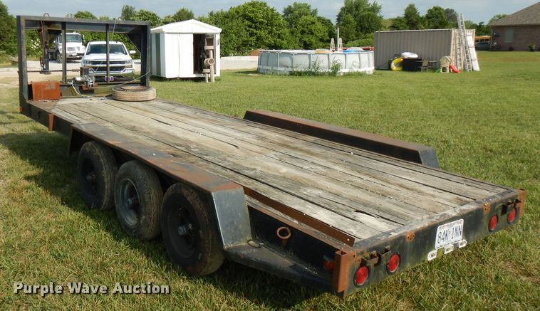 image for item HG9006 1975 shop built equipment trailer