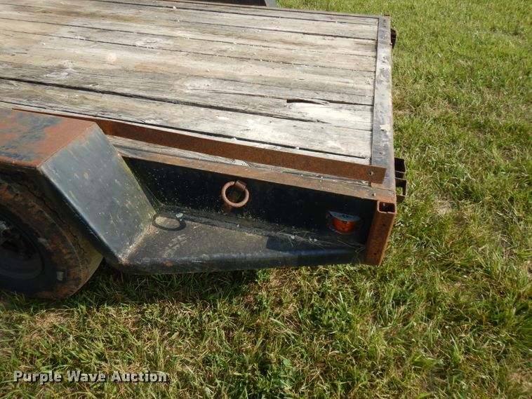 image for item HG9006 1975 shop built equipment trailer