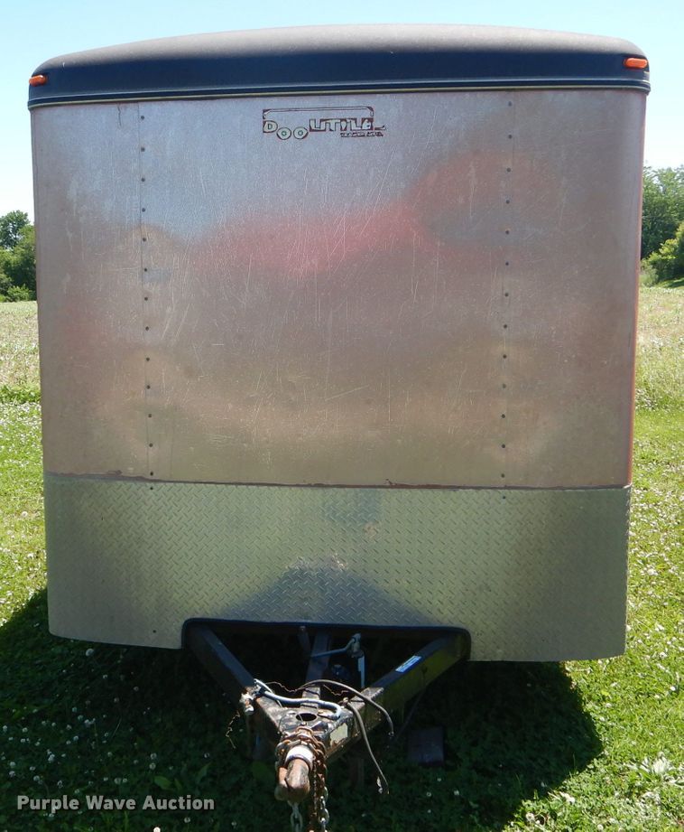 image for item HM9524 2002 Doolittle enclosed cargo trailer