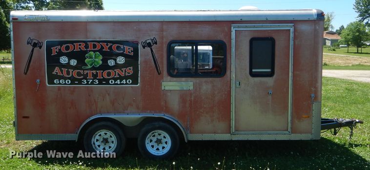 image for item HM9524 2002 Doolittle enclosed cargo trailer