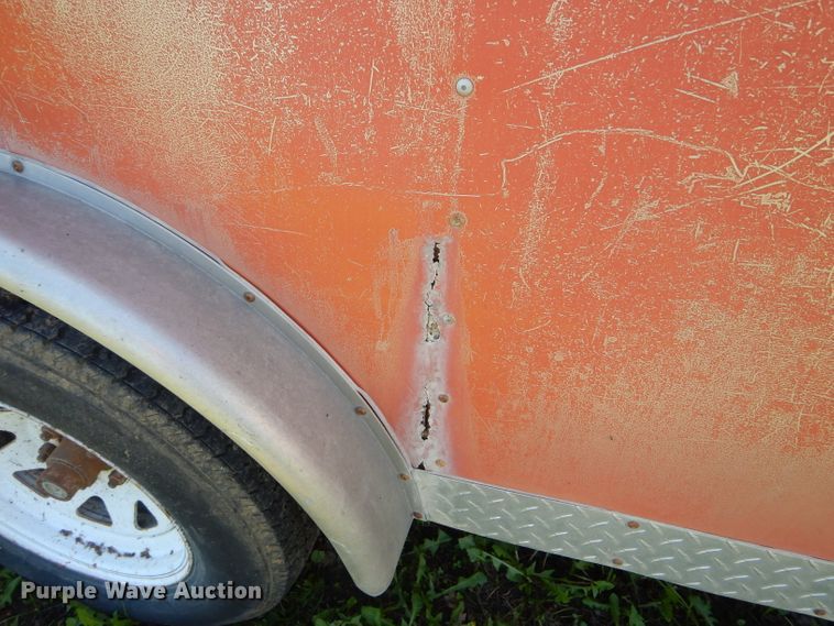 image for item HM9524 2002 Doolittle enclosed cargo trailer