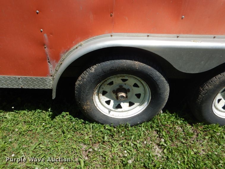 image for item HM9524 2002 Doolittle enclosed cargo trailer