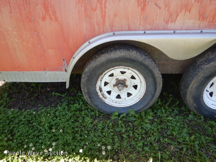 image for item HM9524 2002 Doolittle enclosed cargo trailer