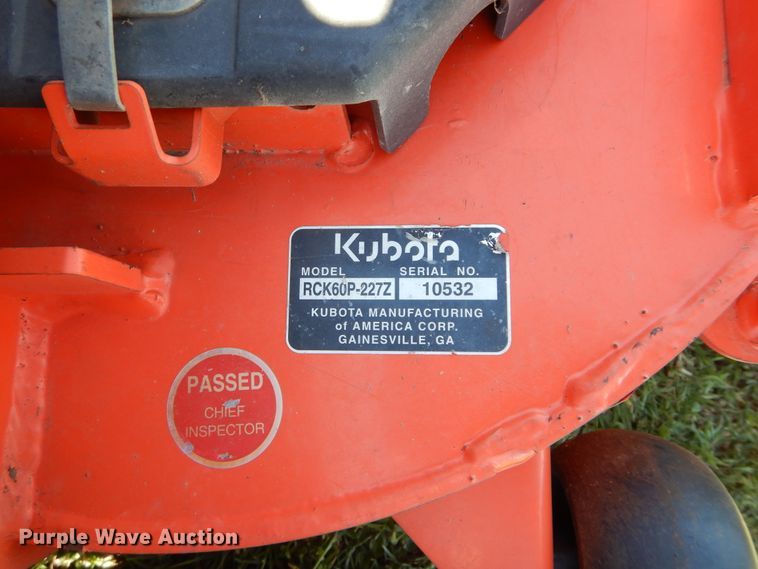 image for item HS9648 Kubota ZG227L ZTR lawn mower