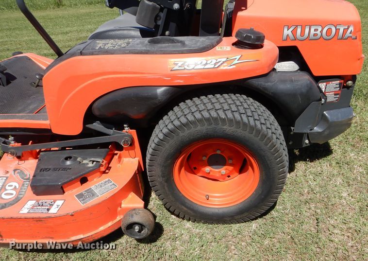 image for item HS9648 Kubota ZG227L ZTR lawn mower
