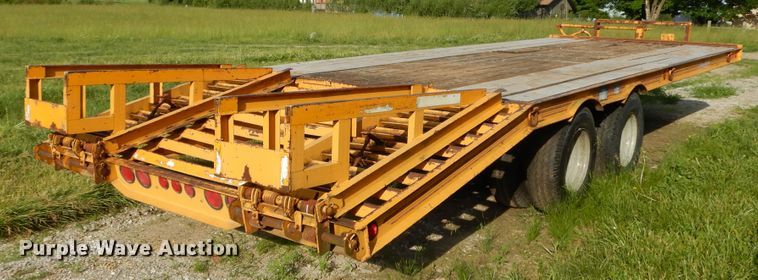 image for item DE5796 1995 CZ CZ20KT equipment trailer