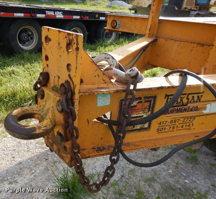 image for item DE5796 1995 CZ CZ20KT equipment trailer