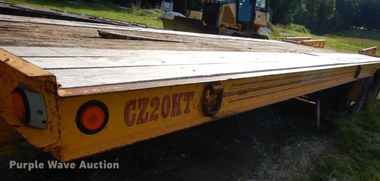 image for item DE5796 1995 CZ CZ20KT equipment trailer