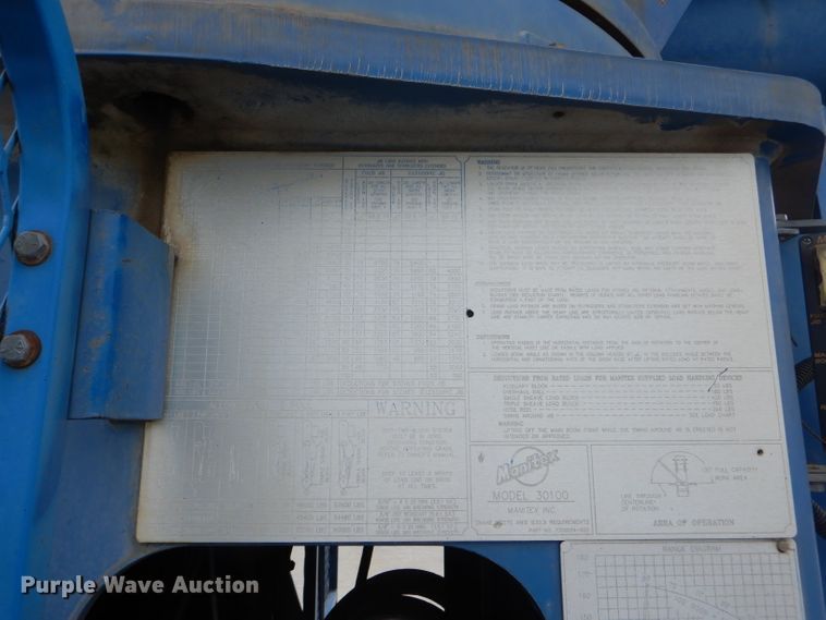 image for item DF3193 2000 Sterling L-Line  crane truck