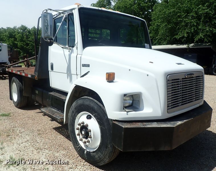 image for item DG2178 1999 Freightliner FL80  flatbed truck