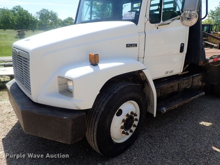 image for item DG2178 1999 Freightliner FL80  flatbed truck