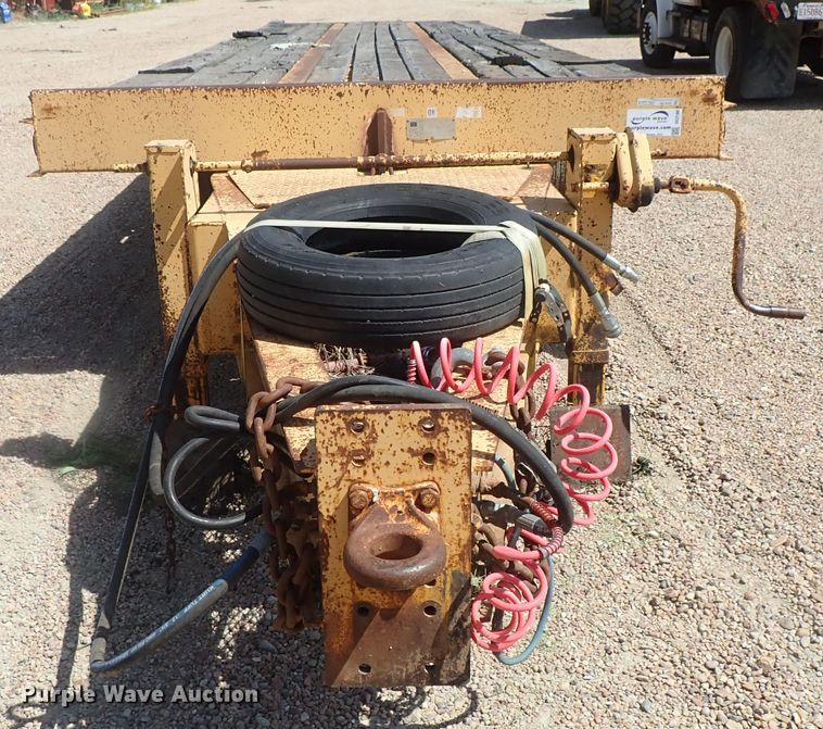 image for item DG2180 1999 Trail King TK50RB-300 tilt deck equipment trailer